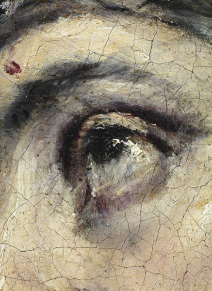 El Greco (Δομήνικος Θεοτοκόπουλος) - Ο Χριστός Αγκαλιάζει το Σταυρό (λεπτομέρεια) (1587-96)