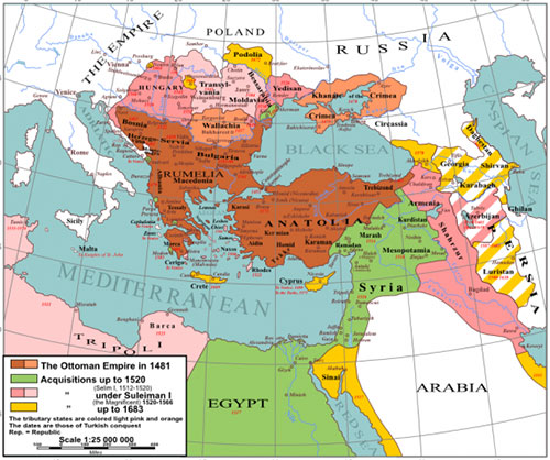 Η Οθωμανική Αυτοκρατορία (τουρκ. Osmanlı İmparatorluğu) ήταν ένα αχανές κράτος που ιδρύθηκε τον ύστερο 13ο αιώνα από τουρκικά φύλα στη Μικρά Ασία και κυβερνήθηκε από τους απογόνους του Οσμάν Α” μέχρι την κατάλυσή της το 1918.