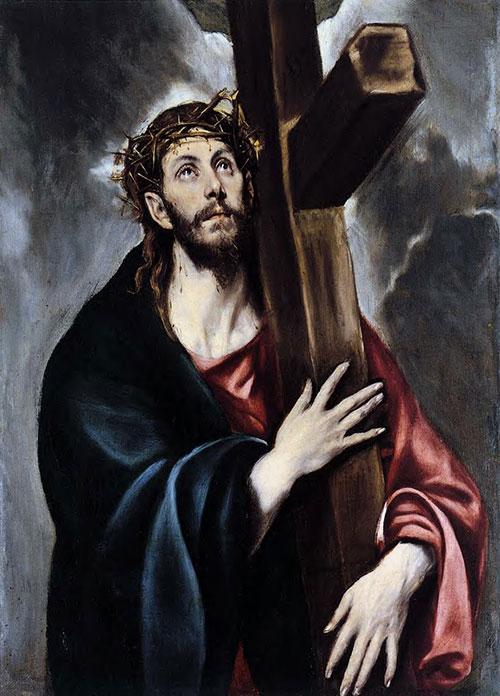 Δομήνικος Θεοτοκόπουλος: «Ο Χριστός κουβαλάει το σταυρό» (ΠΗΓΗ) 