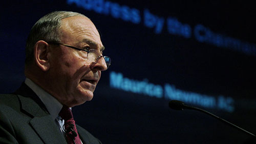 Μόρις Νιούμαν, σύβουλος επιχειρήσεων του Αυστραλού πρωθυπουργού – (Reuters/Daniel Munoz)