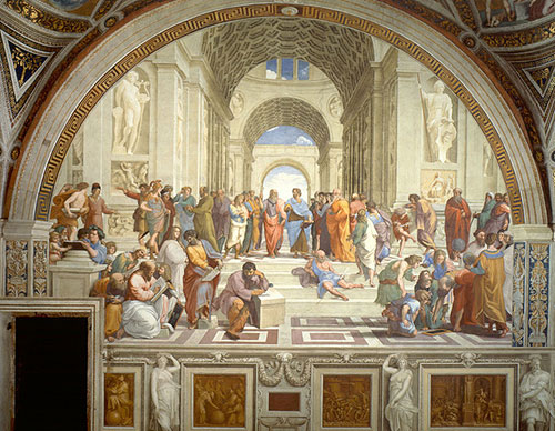 Η Σχολή των Αθηνών, Ραφαήλ, 1510-1511 Νωπογραφία