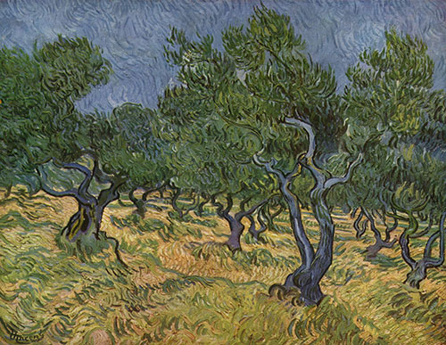 Ἐλαιώνας - Vincent van Gogh, Ἰούνιος 1889 Πηγή: wikipedia.org