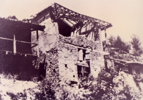 Το σπίτι του Ανδρέα Πατσαλίδη αμέσως μετά την έκρηξη.