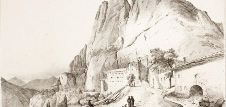 Μονή Μέγα Σπηλαίου το 1810 , Otto Magnus von Stackelberg