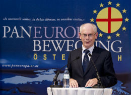 Ο Van Rompuy κατά την βράβευση του
