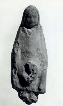 Ο λύχνος με τον μακρύφαλλο Τελεσφόρο. Βρέθηκε στην Ανάφη... "φυγαδεύθηκε" στο Βρετανικό Μουσείο... -- ΦΩΤ.: ΑΡΧΕΙΟ Γ. ΛΕΚΑΚΗ