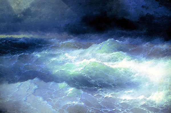Between the waves - Ivan Aivazovsky, 1898 Πηγή: wikiart.org