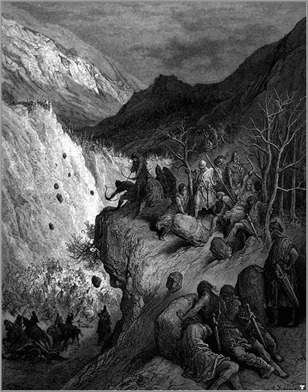 Η μάχη του Μυριοκέφαλου. Πίνακας του Gustave Doré.