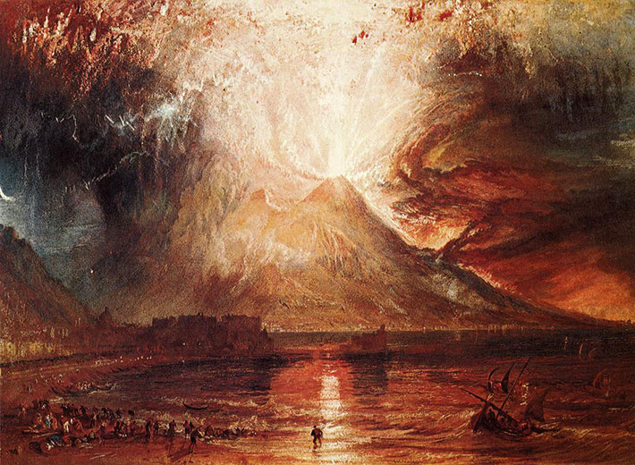 Η έκρηξη του Βεζούβιου - William Turner, 1817