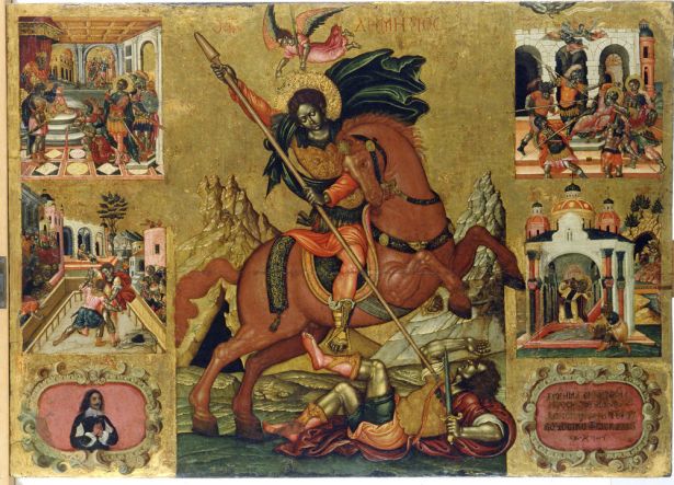Άγιος Δημήτριος έργο του Εμμανουήλ Τζάνε 1646