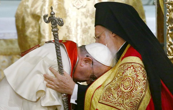 Πάπας Φραγκίσκος - Οικουμενικός Πατριάρχης Βαρθολομαίος