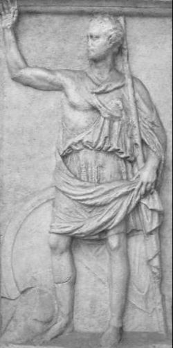 Πολύβιος Ο Θουκυδίδης της Ελληνιστικής εποχής Εκμαγείο κατεστραμένης σήμερα αρχαίας στήλης που πιθανόν τον απεικονίζει.