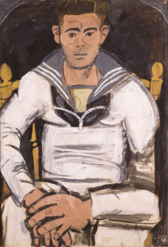 Ναύτης, Γιάννης Τσαρούχης, 1938 Πηγή: wikiart.org