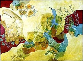 Υπάρχει μια τοιχογραφία στο ανάκτορο της Κνωσού "το μπλε πουλί" όπου στη κάτω δεξιά γωνία υπάρχει η πρώτη σωζόμενη αναπαράσταση του Παγκρατίου στον κόσμο.