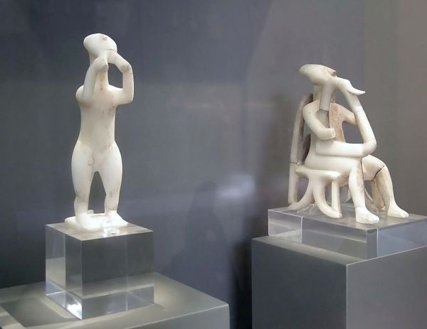 Αυλητής και Αρπιστής της Κέρου, Εθνικό αρχαιολογικό Μουσείο