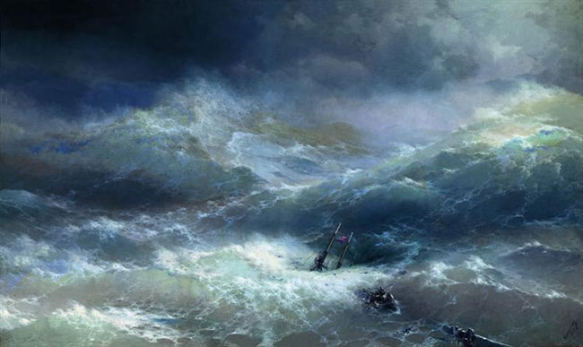 Wave - Ivan Aivazovsky, 1889 Πηγή: wikiart.org