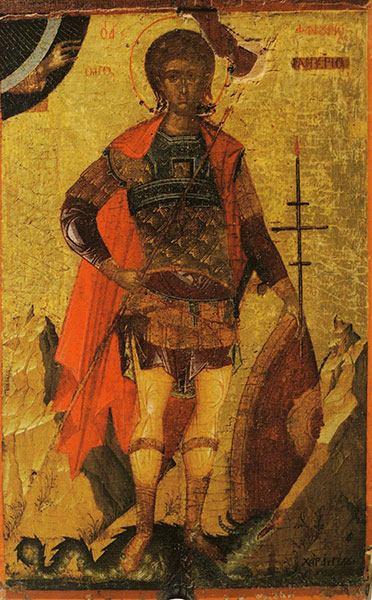  Άγιος Φανούριος ο Νεοφανής, ο Μεγαλομάρτυρας - Χειρ Αγγέλου (Άγγελος Ακοτάντος) 15ος αιώνας μ.Χ.