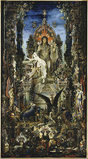 Δίας και Σεμέλη Jupiter and Semele (1894-95), by Gustave Moreau wikipedia URL [https://en.wikipedia.org/wiki/Semele]
