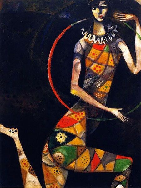 'L'acróbata' ~ Marc Chagall