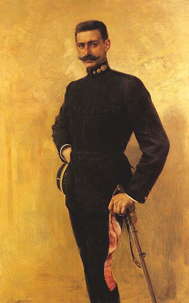 Πορτρέτο του Παύλου Μελά από τον Γεώργιο Ιακωβίδη.