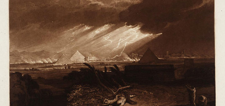 The Fifth Plague of Egypt, engraved by Charles Turner
