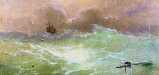 Ship in a storm Ivan Aivazovsky