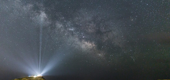 The Milky Way over the Temple of Poseidon