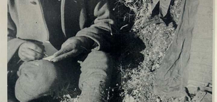 Ἀλληλογραφία στὸ Ἀλβανικὸν Μέτωπον.