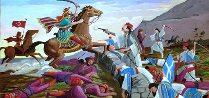 Γερ. Γ. Γερολυμάτος: "Η μάχη του Καματερού", 2001 Τέμπερες σε χαρτόνι