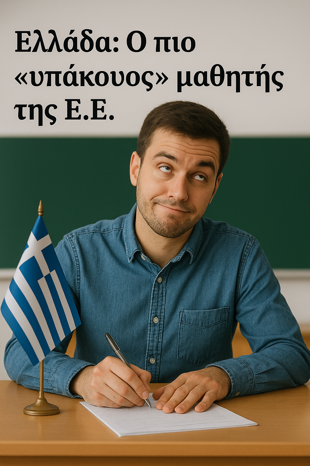 Ελλάδα: Ο πιο «υπάκουος» μαθητής της Ε.Ε.