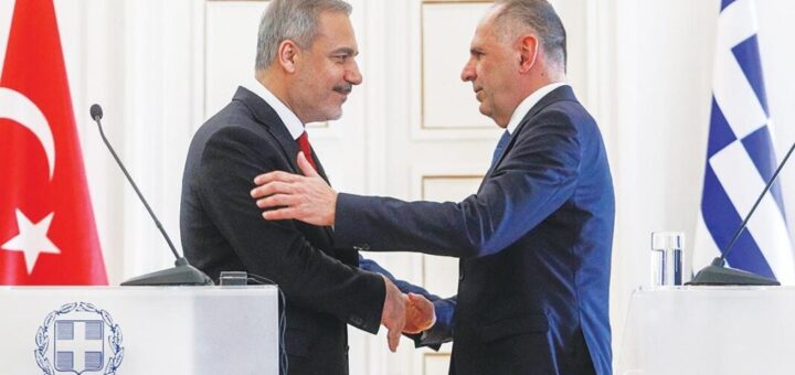 Από τη συνάντηση Γεραπετρίτη - Φιντάν στην Αθήνα
