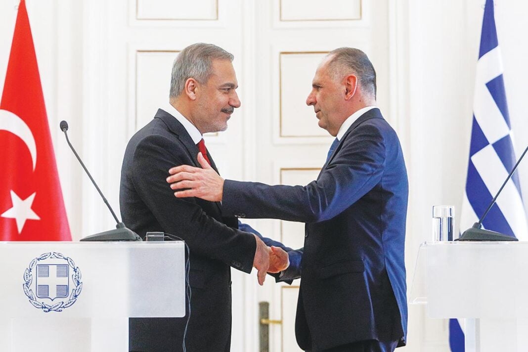 Από τη συνάντηση Γεραπετρίτη - Φιντάν στην Αθήνα