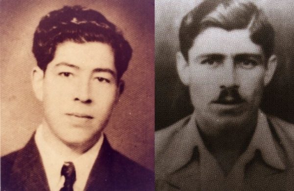 Χαράλαμπος Πεττεμερίδης (δεξιά) και Σάββας Ζάνος (αριστερά)
