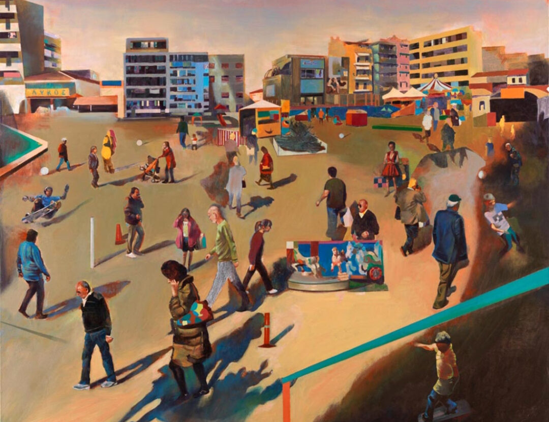 "Πλατεία", 2011 έργο του Αχιλλέα Ραζή.