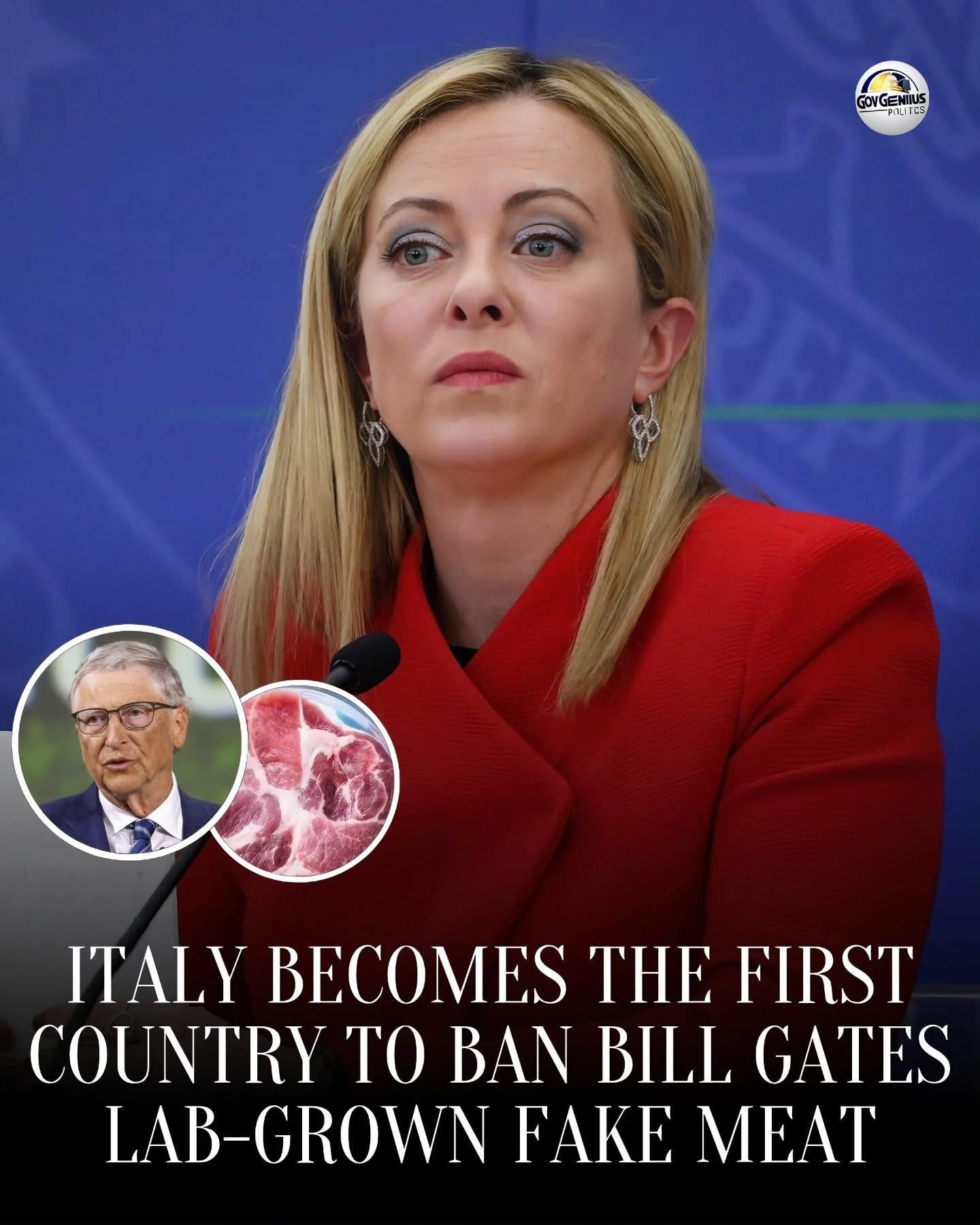 Η Ιταλία απαγορεύει το τεχνητό κρέας του Bill Gates
