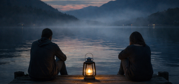 By the lake