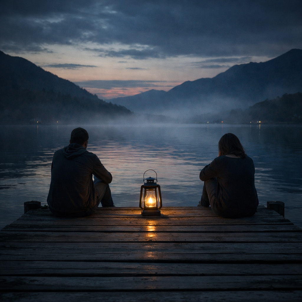 By the lake